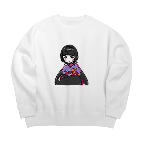 らっぱーちゃん Big Crew Neck Sweatshirt