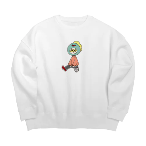 がおがおヒロくん Big Crew Neck Sweatshirt