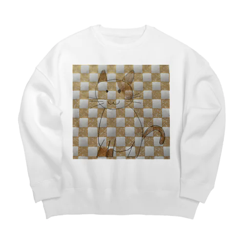 まんじゅうちゃん Big Crew Neck Sweatshirt