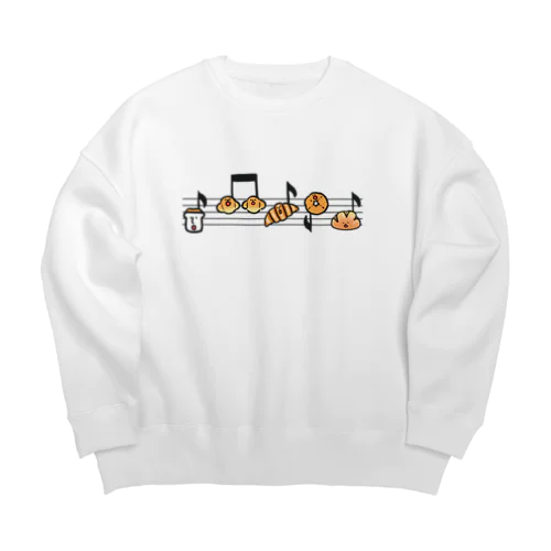 パンの五線譜 Big Crew Neck Sweatshirt