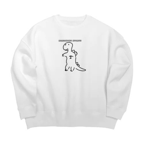 肉食恐竜 Big Crew Neck Sweatshirt