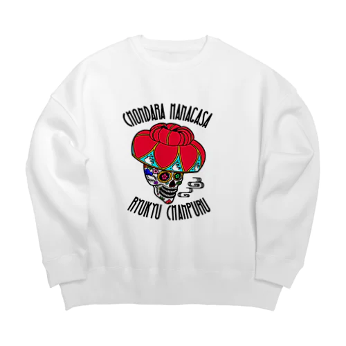 スカルチョンダラースウェット Big Crew Neck Sweatshirt