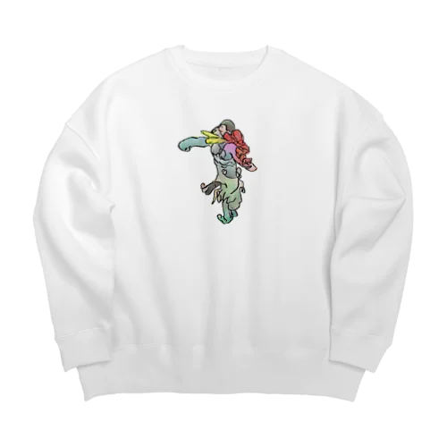 浮浪鳥人 Big Crew Neck Sweatshirt