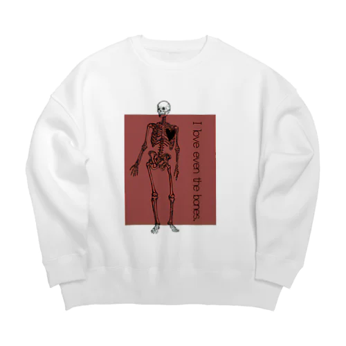 骨まで愛して． Big Crew Neck Sweatshirt