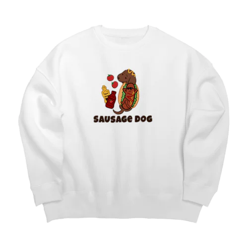 ソーセージドッグ Big Crew Neck Sweatshirt