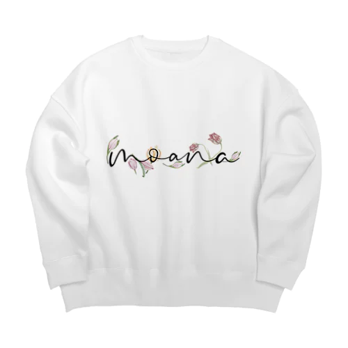 moanaと花 Big Crew Neck Sweatshirt