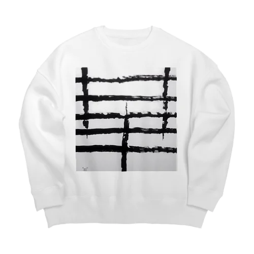 華　オリジナルアート書グッズです Big Crew Neck Sweatshirt