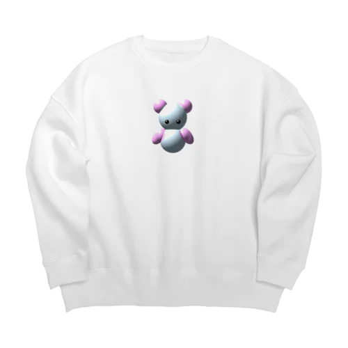 ぱすてる すりーでぃー ぱんだ Big Crew Neck Sweatshirt