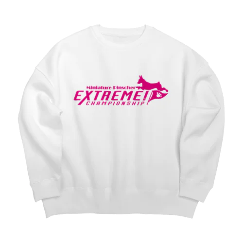 エクストリーム×ミニチュアピンシャー Big Crew Neck Sweatshirt