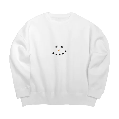 ラクガキ ゆきばるまん Big Crew Neck Sweatshirt