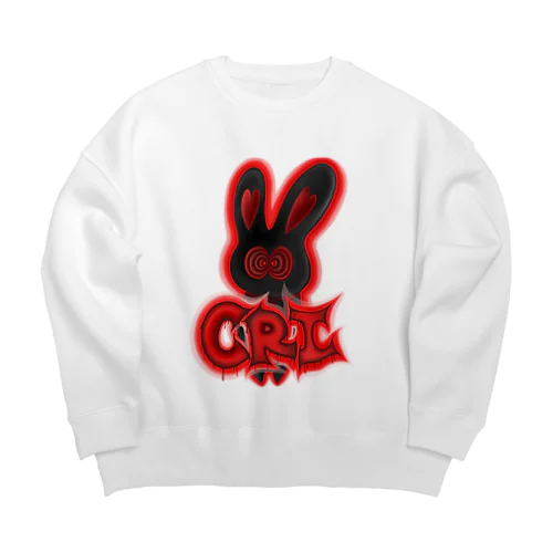 Crazy Rabbit Shop Ikeda red ビッグシルエットスウェット ビッグシルエットスウェット