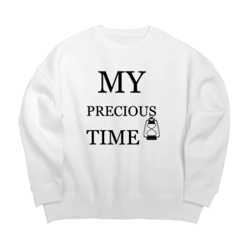 MY PRECIOUS TIME Big Crew Neck Sweatshirt