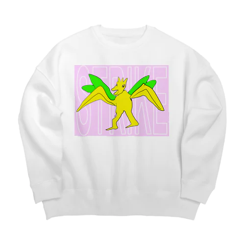 友人の描いたポ〇モン Big Crew Neck Sweatshirt