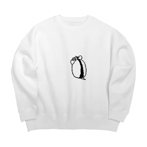 チャイニーズハムスター Big Crew Neck Sweatshirt