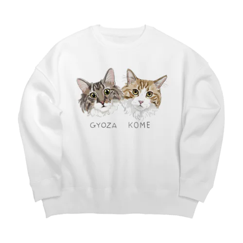 gyoza&kome Big Crew Neck Sweatshirt