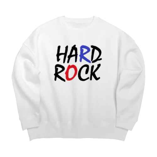 ハードロック　HARDROCK　音楽　バンド　ミュージシャン Big Crew Neck Sweatshirt