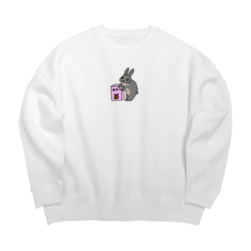 わくわくうさぎ Big Crew Neck Sweatshirt