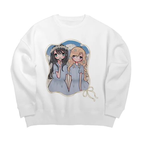 天使ちゃん Big Crew Neck Sweatshirt