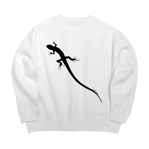 lizard（カナヘビ Big Crew Neck Sweatshirt