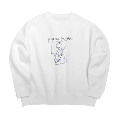 ゆるモナ Big Crew Neck Sweatshirt