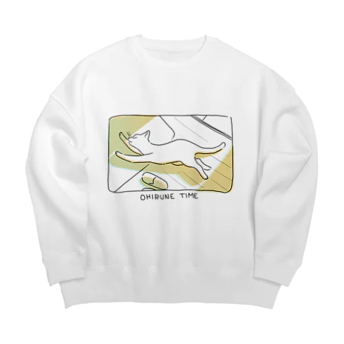 OHIRUNE TIME Big Crew Neck Sweatshirt