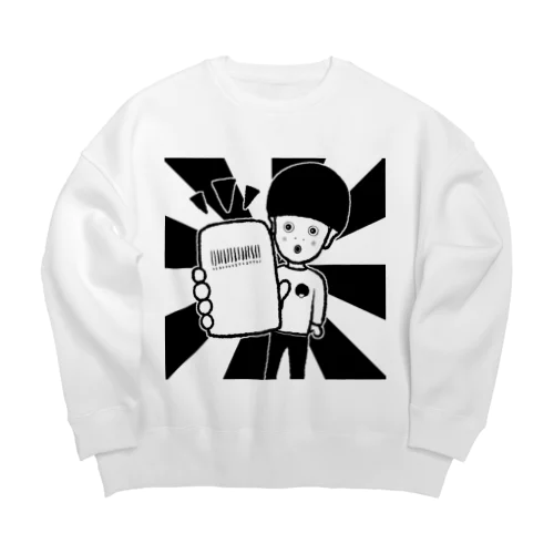 キャッシュレス決済 Big Crew Neck Sweatshirt