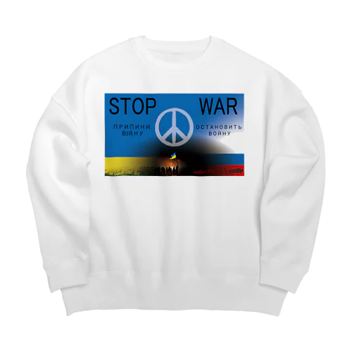 STOP WAR ビッグシルエットスウェット