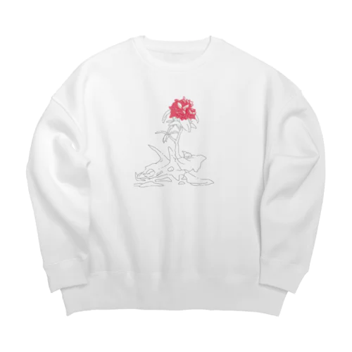 沈丁花 Big Crew Neck Sweatshirt