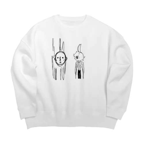 ウェルテル効果 Big Crew Neck Sweatshirt