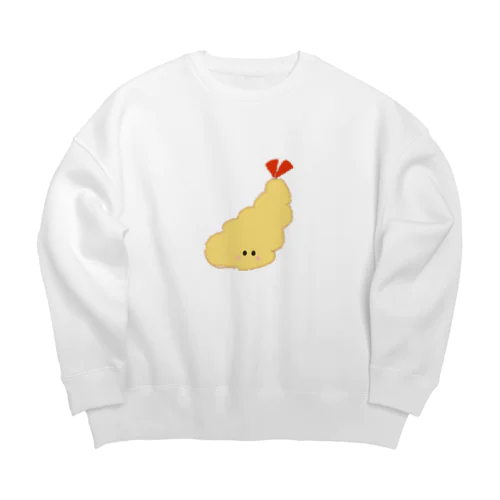 えび天ちゃん Big Crew Neck Sweatshirt