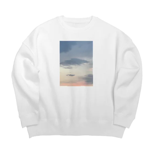 空の彩り Big Crew Neck Sweatshirt