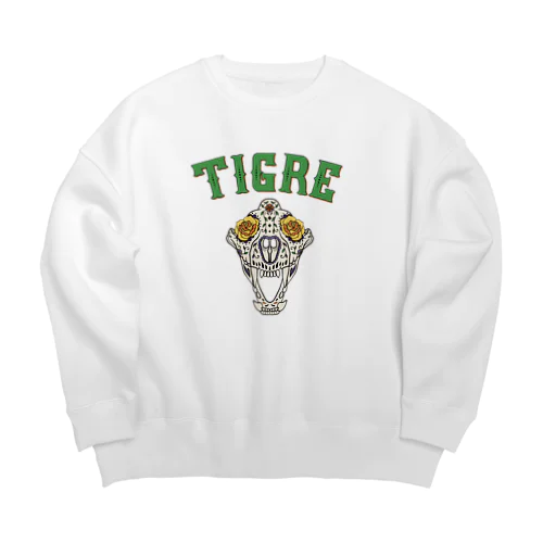 Mexican Tigre Big Crew Neck Sweatshirt