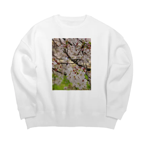 きれいな桜 Big Crew Neck Sweatshirt