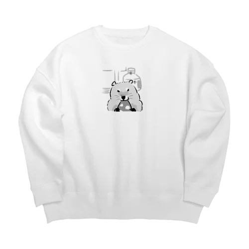 ウッド・チャック（ピザ） Big Crew Neck Sweatshirt