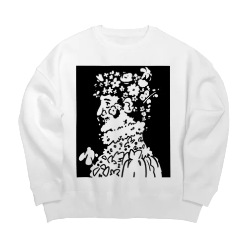 春_アルチンボルド四季 Big Crew Neck Sweatshirt