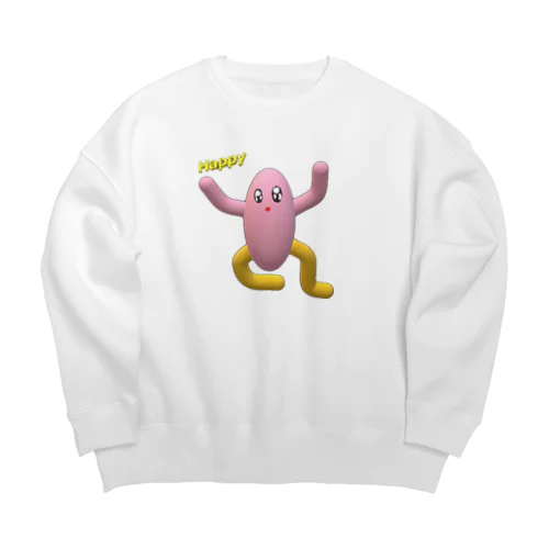 Happy Big Crew Neck Sweatshirt