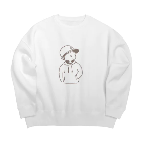 PONIくん Big Crew Neck Sweatshirt