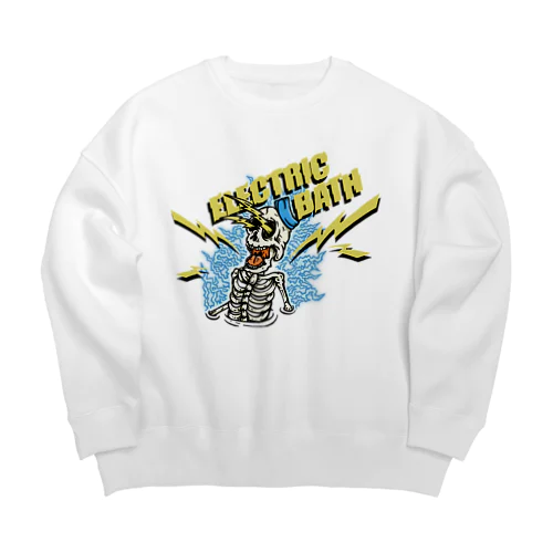 SAUNA ZOMBIES - ELECTRIC BATH SHOCK!!! - Big Crew Neck Sweatshirt