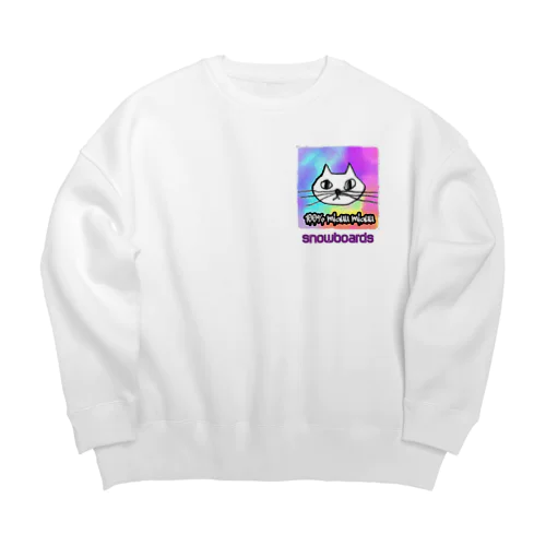 100%miauumiauu Big Crew Neck Sweatshirt