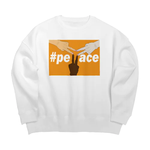 peace ビッグシルエットスウェット