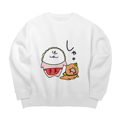 しんしんとセイウチくん Big Crew Neck Sweatshirt