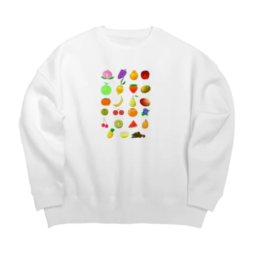 フルーツいっぱい Big Crew Neck Sweatshirt