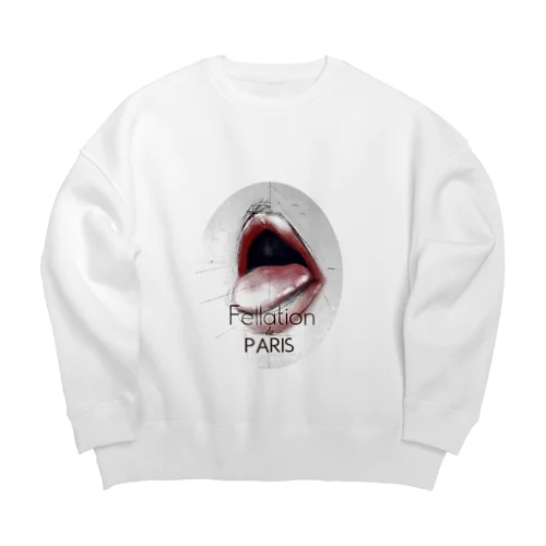 Fellation de Paris Big Crew Neck Sweatshirt