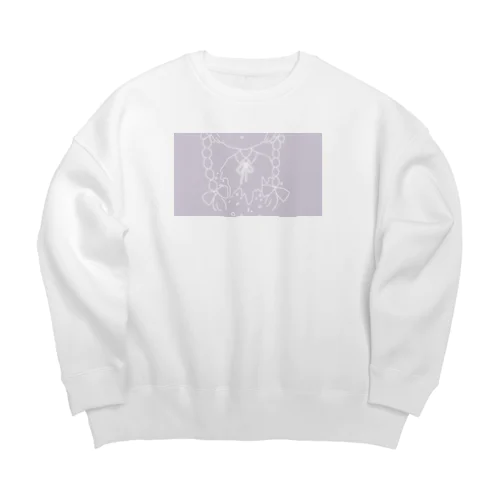 めるとがーるスウェット Big Crew Neck Sweatshirt