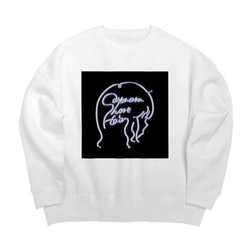 さよならショートヘアー Big Crew Neck Sweatshirt