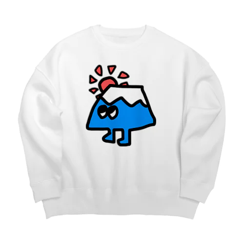 まうんとふじさん Big Crew Neck Sweatshirt