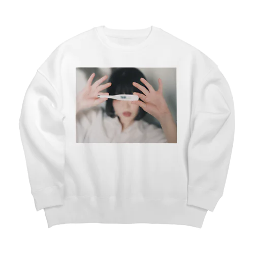 着る平熱(相原) Big Crew Neck Sweatshirt