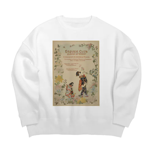 japanese prints Big Crew Neck Sweatshirt