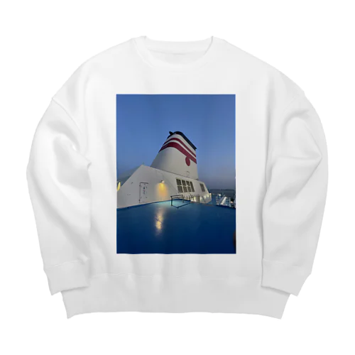 阪急フェリーのえんとつ Big Crew Neck Sweatshirt