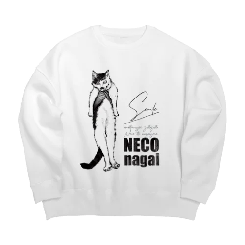 NECO nagai Big Crew Neck Sweatshirt